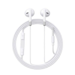 Juhtmega k&otilde;rvaklapid Joyroom In-Ear koos puldiga ja mikrofoniga, 3,5 mm pistik, White EU (JR-EW01)