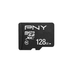 SD MicroSD XC kaart 128GB PNY Performance Plus Cl.10 jaem&uuml;&uuml;k