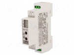 Timer | Range: 0,01s&divide;100h | NO x2 | 24&divide;250VAC | 24&divide;250VDC | DIN | PIN: 6