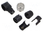 Connector: M16 | plug | male | PIN: 4 | 6A | 150V | 682 | soldering | IP40
