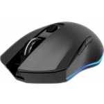 Gembird MUSGW-6BL-02 6-button rechargeable wireless RGB gaming mouse Firebolt / black