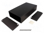 Enclosure: with panel | 1455 | X: 125mm | Y: 220mm | Z: 51mm | aluminium