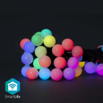 Viedā LED apgaismojuma virtene, 230Vac, 10,8m, 48 x &Oslash;30mm LED, RGB+, Wi-Fi, SmartLife