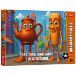 M&auml;nguala | PC | Konsoolid | Tarvikud // Harivad m&auml;nguasjad | Interaktiivsed | Loomingulised | Kunstilised // Puzzle - 200 - BrainRots - Tung Tung Tung Sahur i Ta Ta Ta Sahur - Trefl 13364