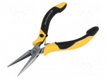 Pliers | half-rounded nose | ESD | Pliers len: 145mm
