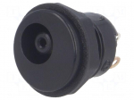 Socket | DC supply | female | 6,5/4,3/1,4mm | 6.5mm | 4.3mm | soldering