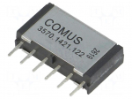 Relay: reed | DPST-NO | Ucoil: 12VDC | 500mA | max.200VDC | 10W | THT | SIP