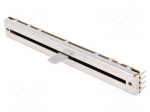 Potentiometer: slide | 10k&Omega; | 500mW | THT | &plusmn;20% | linear | Mat: metal