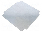 Mounting plate | steel | W: 240mm | L: 231mm | Series: EURONORD | P252612