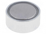 Magnet: permanent | neodymium | H: 4.5mm | 25N | &Oslash;: 10mm