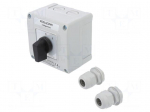 Switch: cam switch | Stabl.pos: 2 | 16A | 0-1 | Poles: 3 | Pos: 2 | IP65