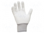 Protective gloves | ESD | XL | 10set | polyamide | <100M&Omega;