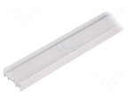 Profiles for LED modules | white | L: 2m | VARIO30-01 | aluminium