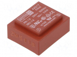 Transformer: encapsulated | 0.6VA | 230VAC | 18V | 33mA | PCB