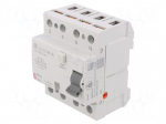 RCD breaker | Inom: 16A | Ires: 30mA | Poles: 4 | 230V,400V | IP20 | EFI