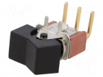 ROCKER | SPDT | Pos: 2 | ON-ON | none | 7000 | Rcont max: 10m&Omega; | Body: black