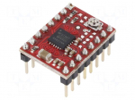 Stepper motor controller | MP6500 | 1.5A | Uin mot: 4.5&divide;35V | red