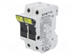 Fuse holder | 10.3x38mm | for DIN rail mounting | 30A | Poles: 2 | IP20