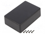 Enclosure: multipurpose | X: 70mm | Y: 105mm | Z: 35mm | TW | ABS | black