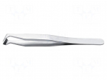 Tweezers | 120mm | for precision works | Type of tweezers: curved