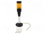 Signalling column | yellow | LED | 24VDC | 24VAC | HBJD-40 | 40mm
