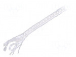 Insulating tube | silica fiber | white | max.1050&deg;C | &Oslash;int: 1.5mm