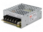 Power supply: switching | for building in,modular | 35W | 24VDC
