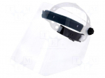 Face protection | 1mm | hinged visor,adjustable tape