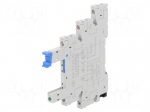 Socket | PIN: 5 | 6A | 250VAC | for DIN rail mounting | screw terminals