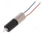 Motor: DC | coreless,with planetary gearbox | 6VDC | 400mA | 500rpm