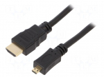 Cable | HDMI plug,micro HDMI plug | PVC | HDMI 2.0 | 4K,UHD 2160p