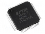 IC: interface | USB-UART x4, MPSSE x2 | Hi-Speed | 3.3&divide;5VDC | LQFP64