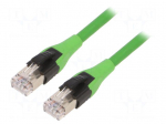 Patch cord | Cat: 6a | RJ45 plug,both sides | stranded | Cu | 1m | FRNC