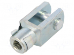 Piston rod clevis | Thread: M20x1,5 | 80&divide;100mm | Kit: clip,bolt