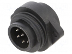Connector: circular | 250V | 10A | PIN: 7 | socket | male | soldering | IP67