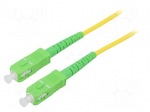 Fiber patch cord | OS2 | SC/APC,both sides | 30m | 9/125um | LSZH | LAN