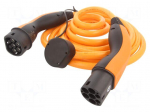 EMobility: cable | HELIX&reg; | 1x0.5mm2,5x6mm2 | 440VAC | 22kW | IP55 | 5m