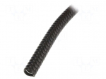 Protective tube | &Oslash;Bundle : 20mm | polypropylene | black | L: 1m
