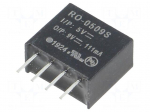 Converter: DC/DC | 1W | Uin: 4.5&divide;5.5VDC | Uout: 9VDC | Iout: 111mA | SIP4