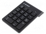Keyboard | black | USB A | wireless,numeric