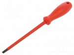 Screwdriver: insulated | slot | 6.5x1.2mm | Blade length: 150mm