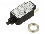 Circuit breaker | Urated: 240VAC | 48VDC | 6A | SPST | Poles: 1 | screw