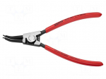 Pliers | for circlip | external | 19&divide;60mm | Pliers len: 185mm | angular