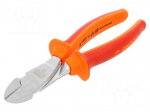Pliers | side,cutting,insulated | carbon steel | 200mm | 466/1VDEBI
