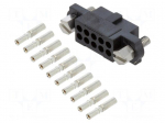 Connector: wire-wire/PCB | plug | female | PIN: 10 | Datamate J-Tek | 3A