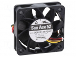 Fan: DC | axial | 12VDC | 52x52x15mm | 30m3/h | 38dBA | ball | 7800rpm