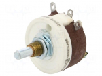Potentiometer: shaft | 25k&Omega; | 25W | 6.35mm | wirewound | Shaft: smooth