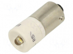 LED lamp | white warm | BA9S,T10 | 28VDC | 28VAC | plastic | 3mm
