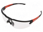 Safety spectacles | Lens: transparent