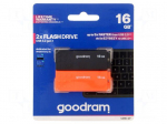 Pendrive | USB 3.2 Gen 1 | 16GB | R: 60MB/s | W: 20MB/s | black,orange